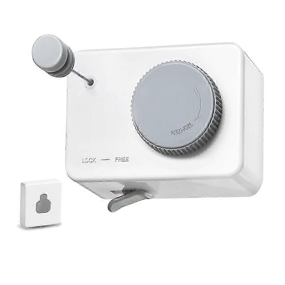 Retractable Clothesline Indoor,clothes Line Outdoors, Clothesline With Anti-sagging Function,can Be Installed In Balcony