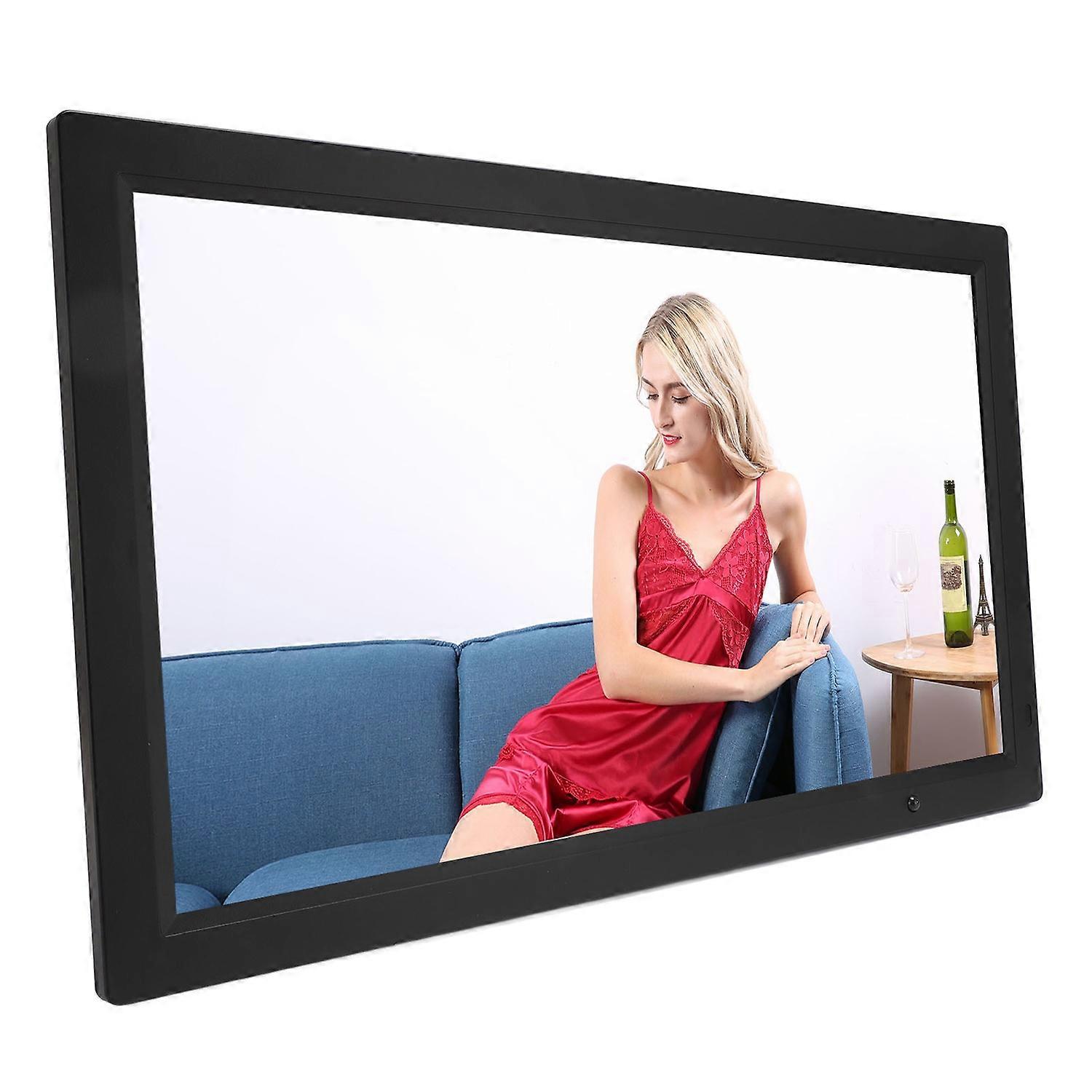 23.6 Inch Digital Photo Frame with Motion Sensor 1920x1080 16:9 IPS Display Support Storage Card MMC