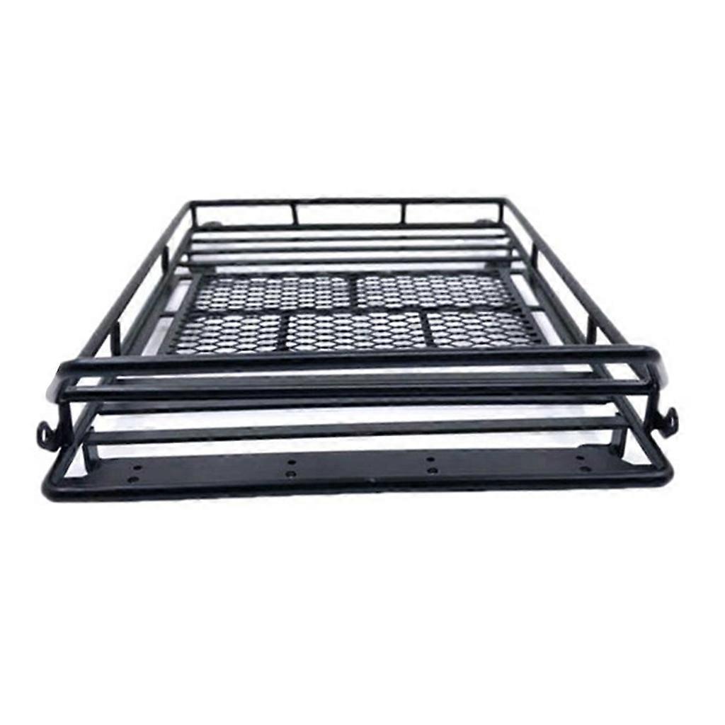 Csomagtartó tetőcsomagtartó LED fénysávval 1/10 RC lánctalpas autóhoz axiális SCX10 90046 TRX4