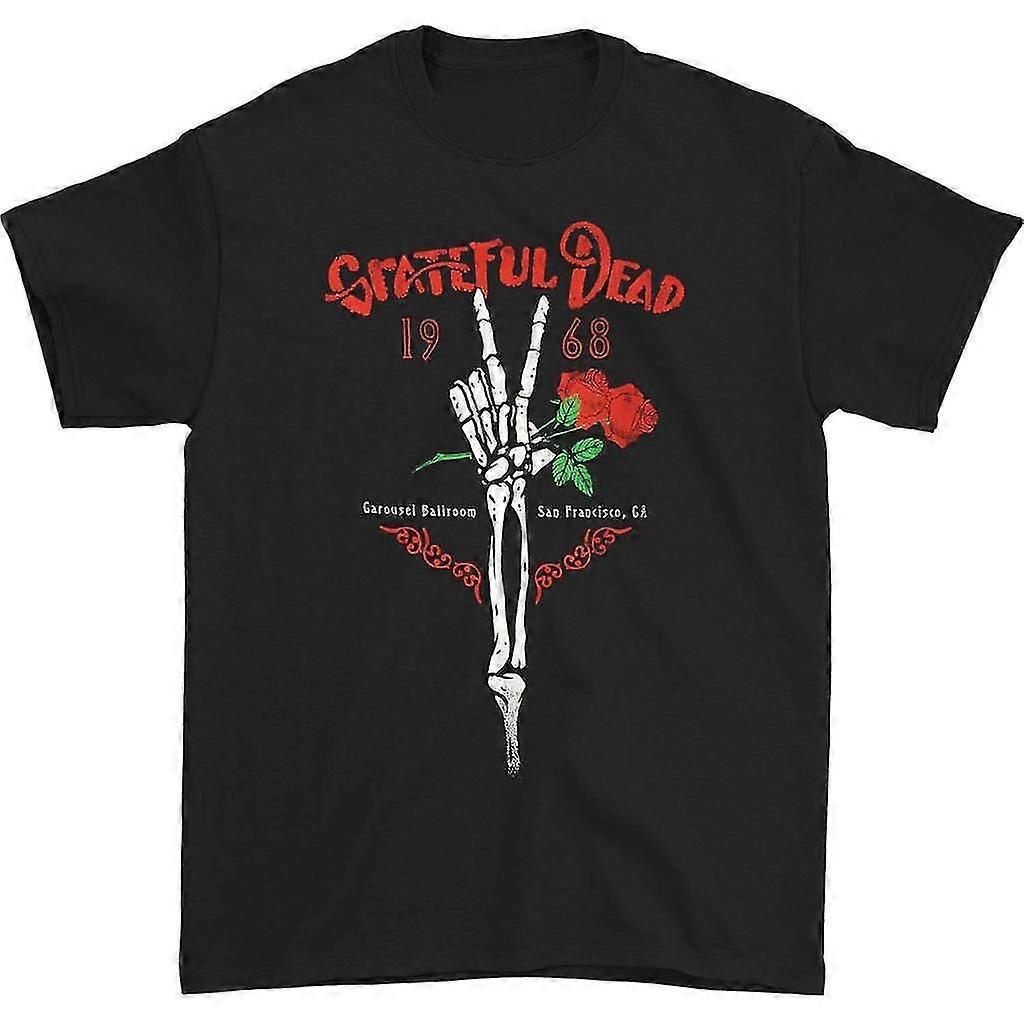 Tričko Grateful Dead Skeleton Peace Fingers