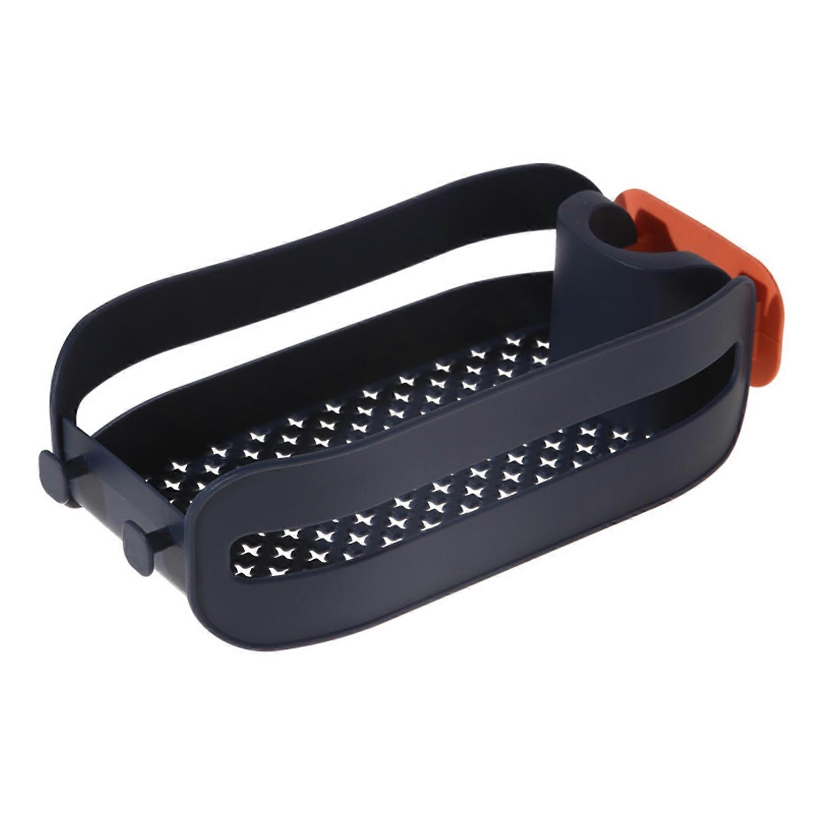 Sink Organizer and Caddy, Plastic Storage Rack for Soap and Brushes