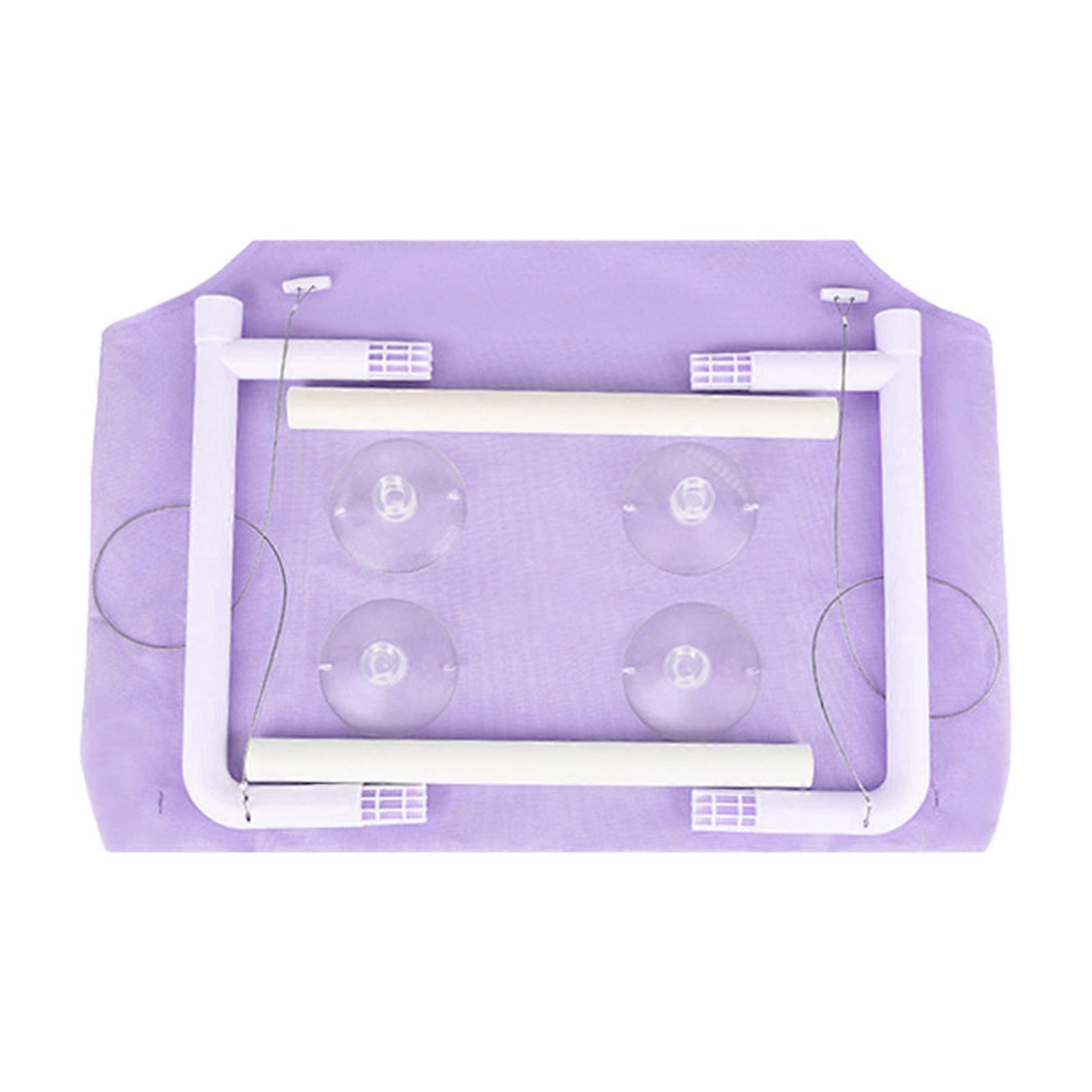 Cat Hanging Bed Hammock Suction Cup Cat Hammock Window Cat Bed Shelf Washable Cat Nest Window Hanging Bed  Purple
