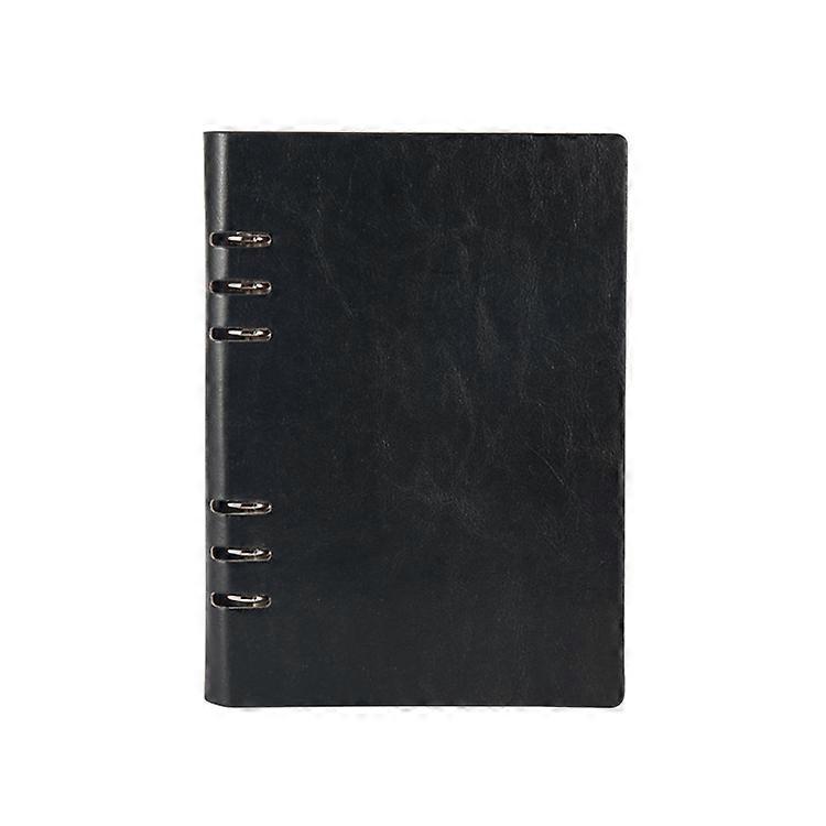 Business Notepad Loose Leaf Replaceable Inner Notebook Thickened Diary Book A5 Black