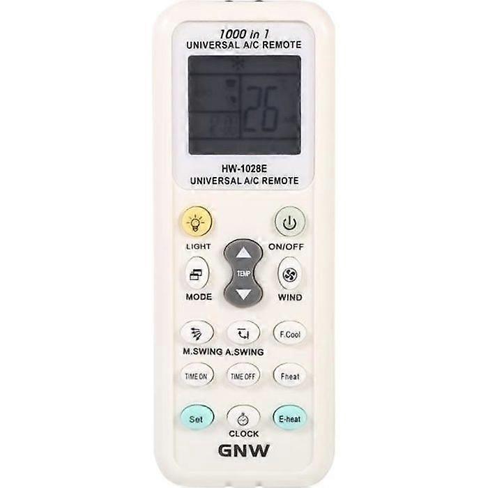 Universal Air Conditioner Remote Control - ZJCHAO - K-1028E - Clock and Timer Function