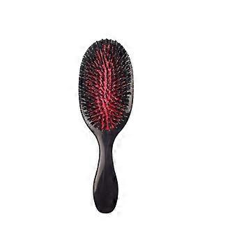 Boar Bristle Styling Brush  Ideal for Curly, Fine, and Naturally Tangled Hair