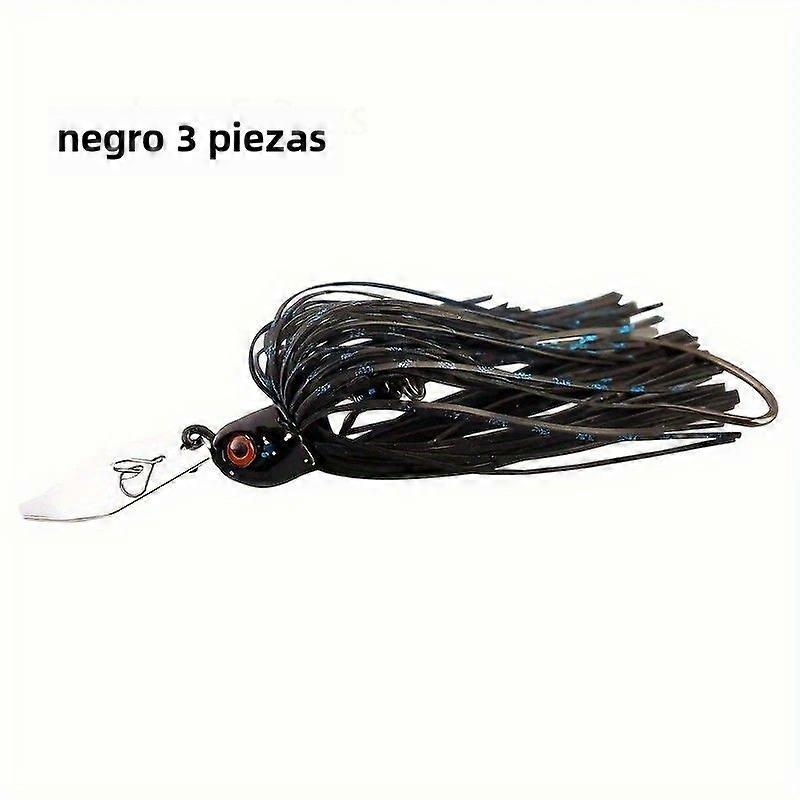 3pcs 3.94inch/0.35oz Leopard Fishing Lure with Sequin Sole and Tassel Tail for Freshwater Boat Fishing