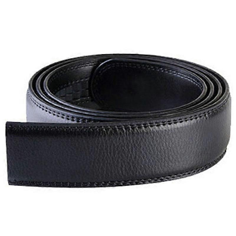 Large Size Belt No Buckle for Automatic Buckle PU Leather Belts Without Buckle for Men Women No Buckle 3.5cm Wide 150 160cm