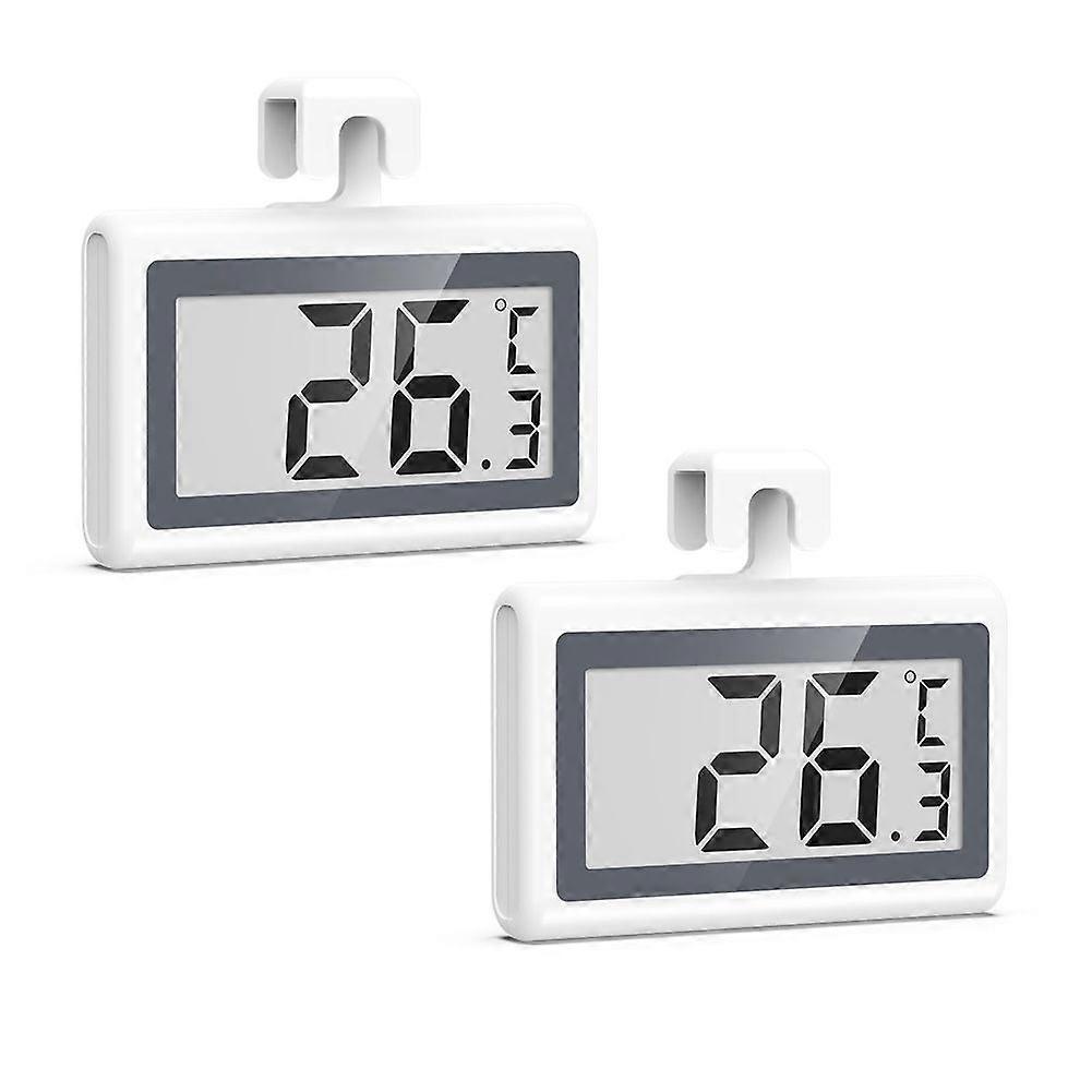 Fridge Freezer Thermometer, Digital Refrigerator Thermometer,with LCD Display, C/F Switch,for Kit