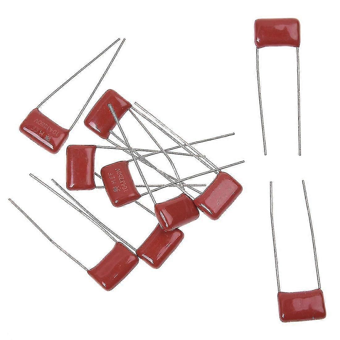 250v 0.1uf 10% Metallized Ester Cs 10 Pcs