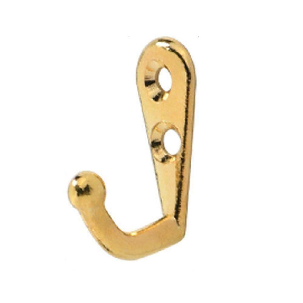 10 pcs Gold Retro small clothes hook, one hook for hanging clothes