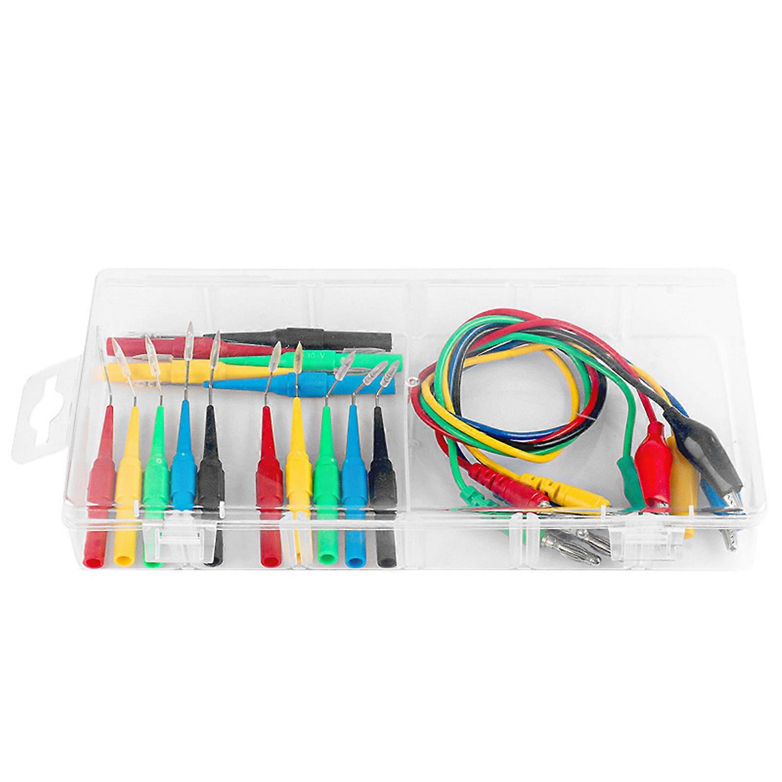 Car Wiring Inspection Tool Test Cable Comprehensive Automotive Circuit Testing Set 20 Pieces Fit for Efficient Diagnosis