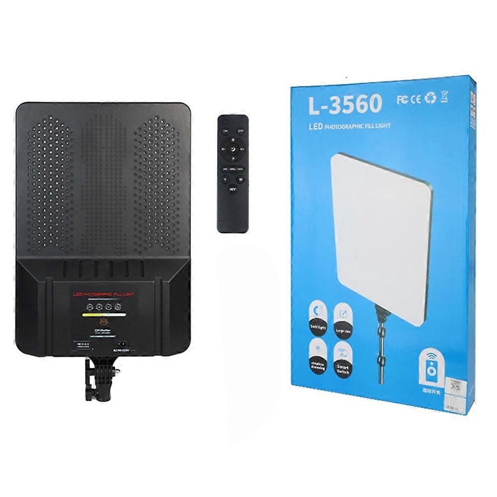 L-3560 24 Inch Fill Light Photography LED Panel Dimmable Light for Streaming Vlogging Video Recordin