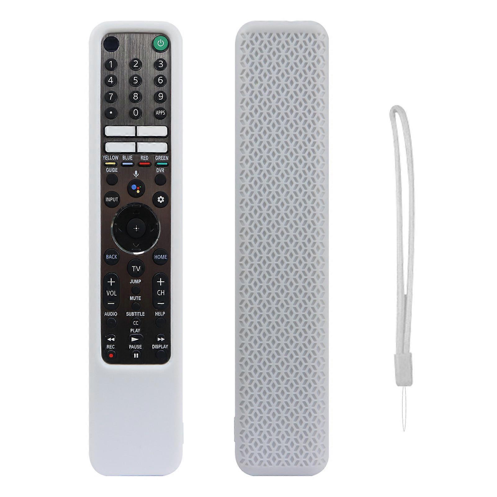 Shockproof Skin for TX600U TX600E Silicone Cover TV Remote Control Protective Case Remote CoverReplacement Case  White