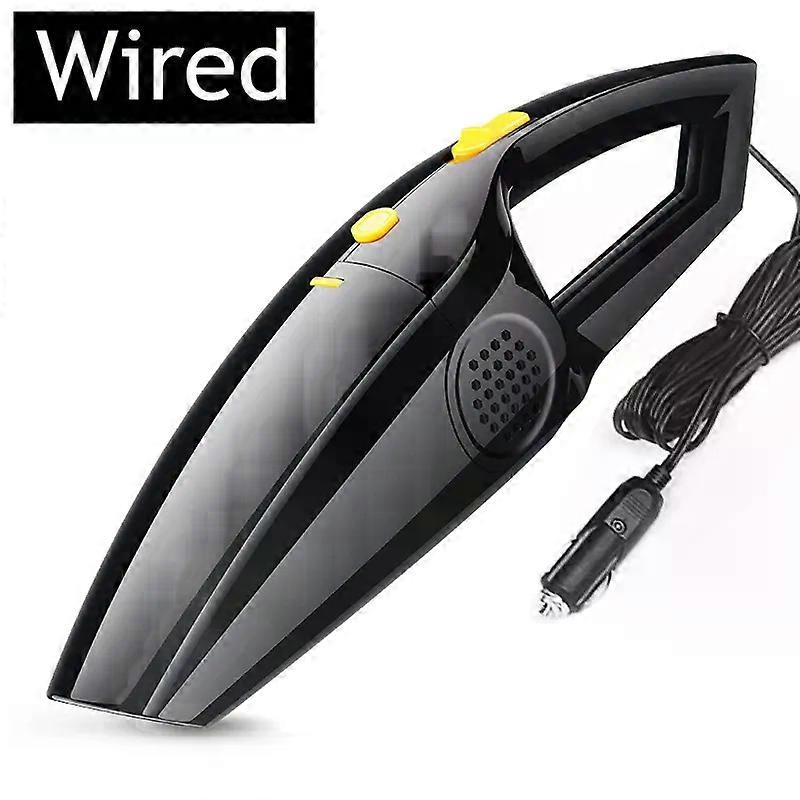 Aspirador de carro 6000Pa sem fio / com fio de alta potência 120W Aspirador de pó de carro por 12V com cabo de alimentação longo extra