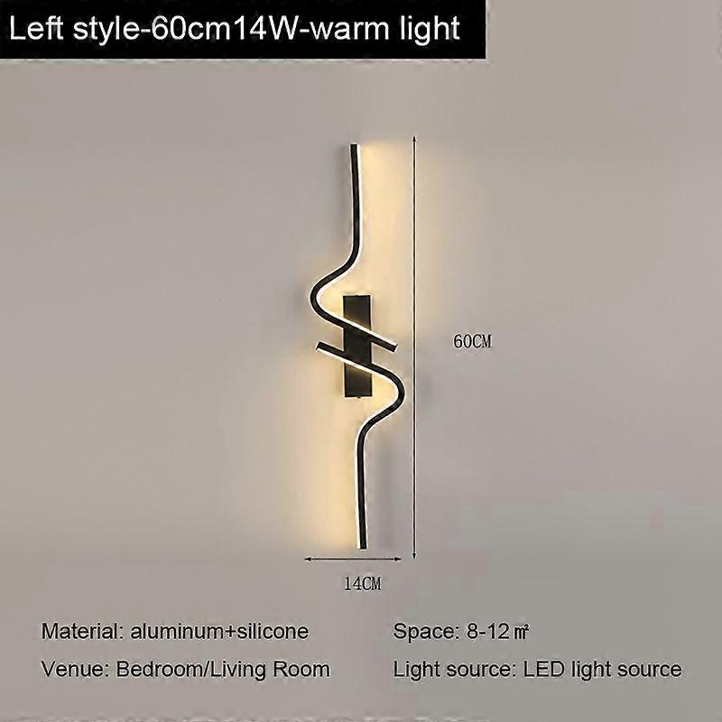 Moderne minimalistisk LED-væglampe Sort hvid indretningslamper Væglampe Stue op ned lys indendørs til soveværelse