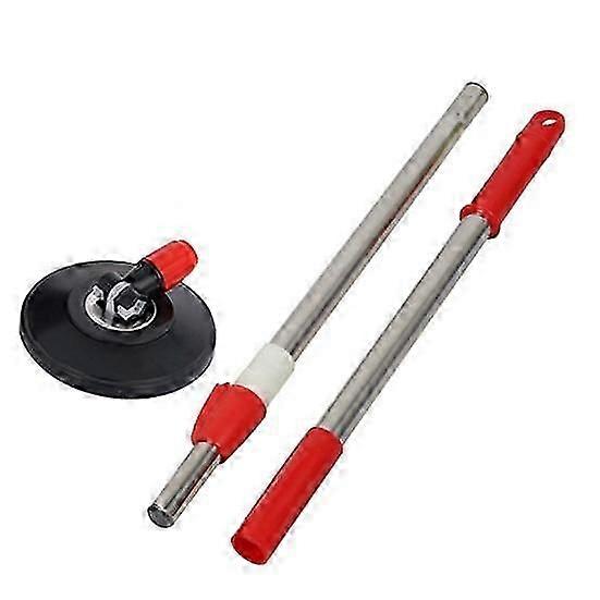 1 Set Thickened Spin Mop Pole Replaceable Replacement Accessories  black