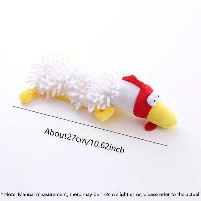 1 Plush Toy With A Gnawing And Making Sounds Pet dog Toy Sound Plush Toy Mop Fur Shell Frog Hippo teeth Grinding Supplies