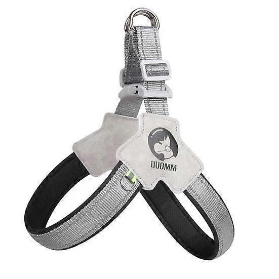 Reflective Dog Harness Comfortable and Adjustable Pet Chest Strap for Safe Outdoor Activities Daily Use Durable Breathable Design