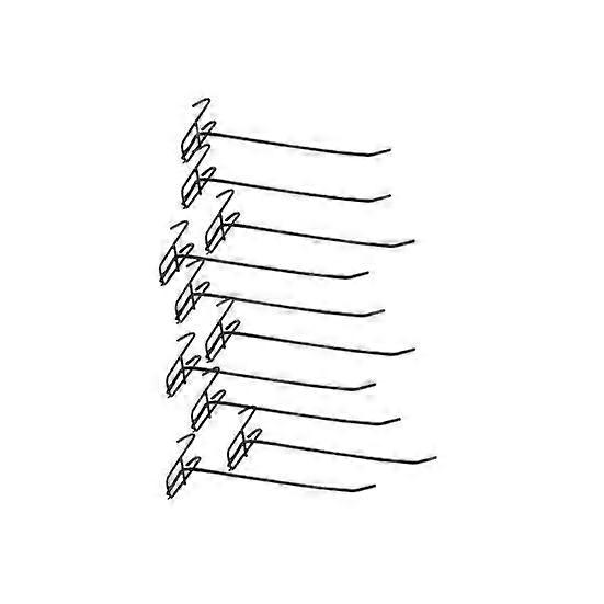 10Pcs Convinent 2 Colors Durable Waterproof Reusable Smooth Edge Hangers Hangers