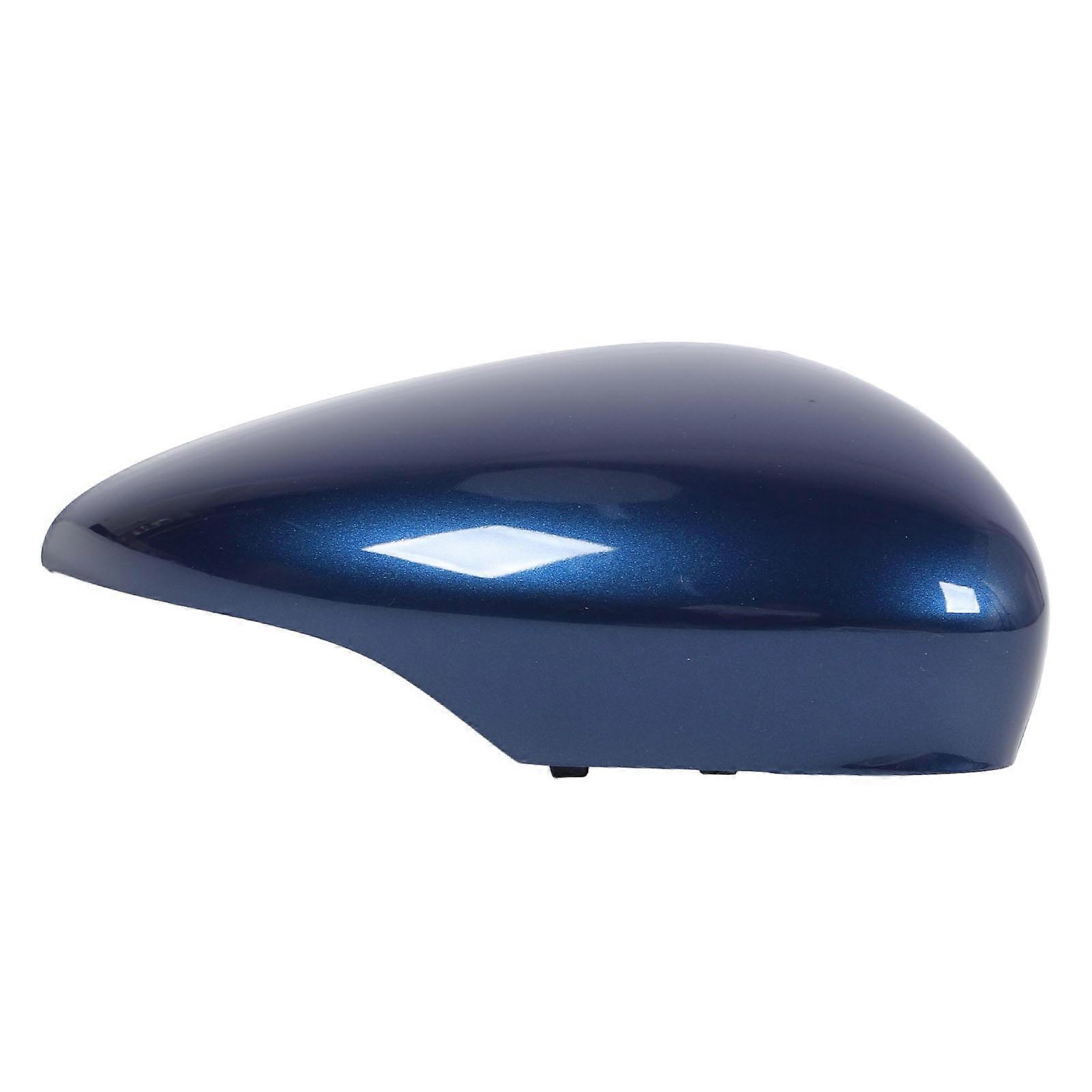 Weatherproof ABS Plastic Rearview Mirror Cap Heavy Duty Protection for Fiesta 2008-2017 Blue Right (1594522; 8A6117K746CA)
