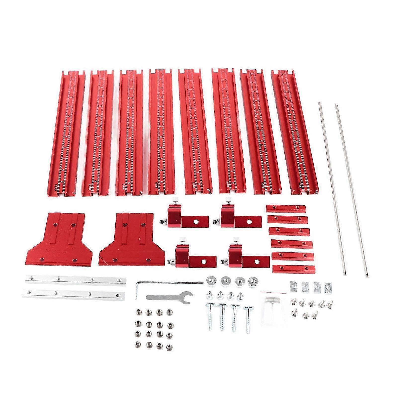 Parallel Guide Rail System Aluminum Alloy Anti Rust Wear Resistant Guide Rail Joining Set for Circular Saw