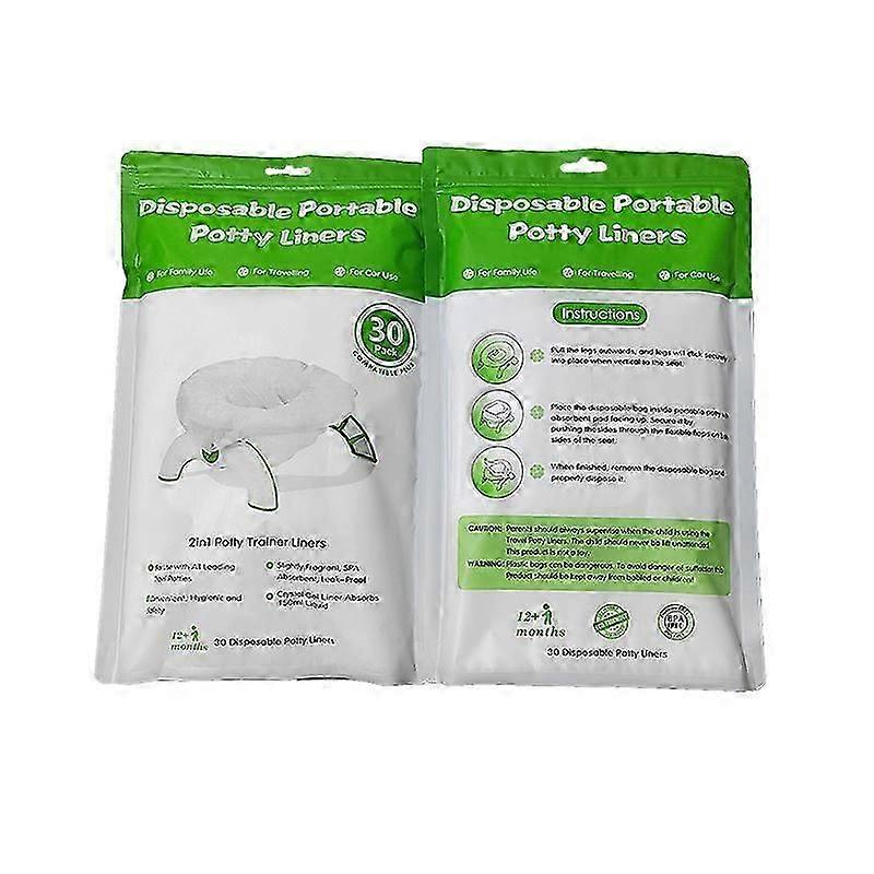Potette Plus Potty Seat Liners With Magic Disappearing Ink, 30 Count