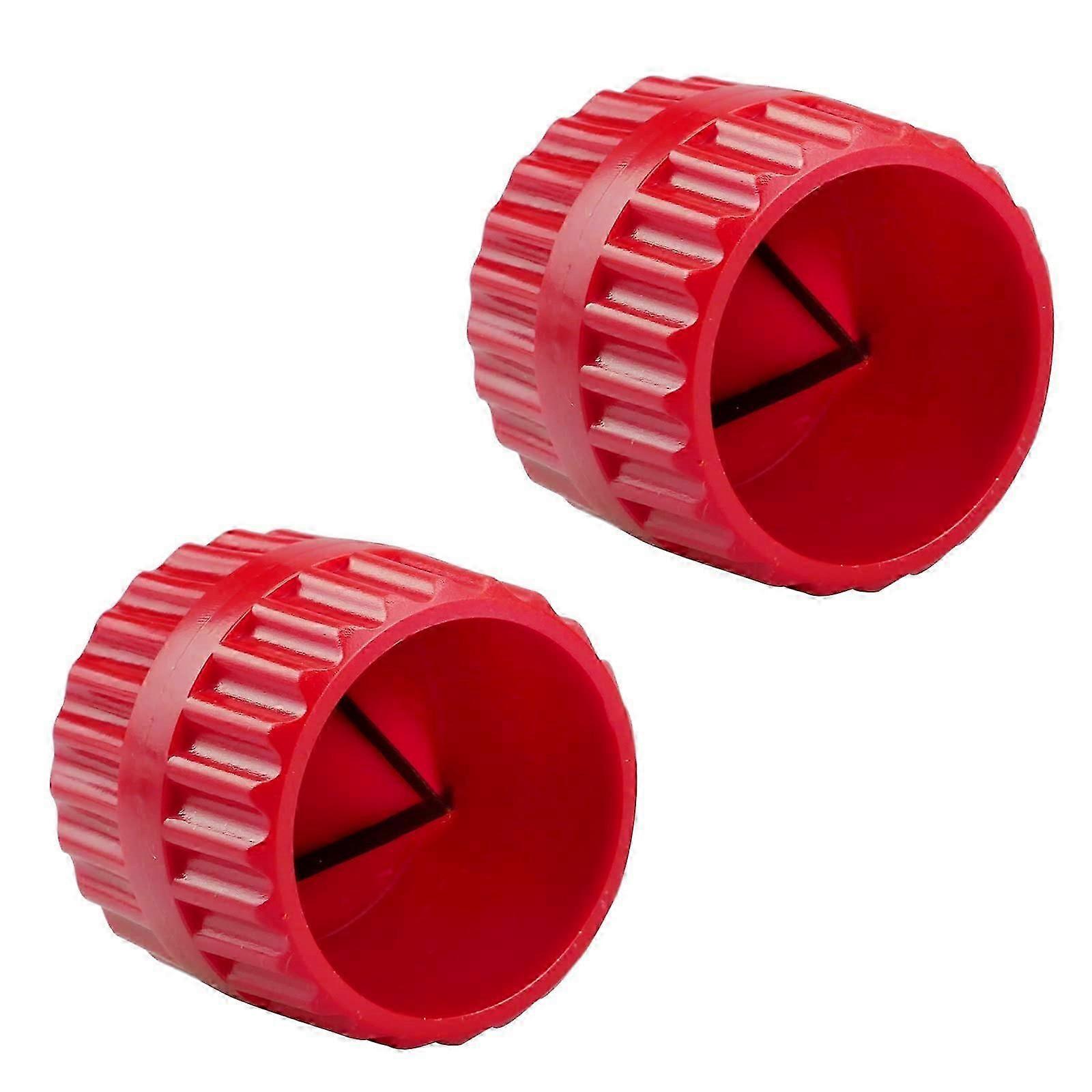 2 Pieces Copper Reamer, Universal Inner-Outer Pipe Deburrer, Inner Outer Reamer for 5-38mm