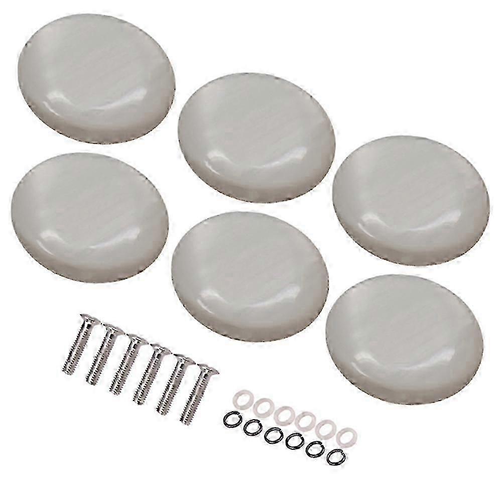 6Pcs Guitar Peg Replacement Buttons Knobs Handle Small Metal Guitar Tuning Pegs Keys Tuners Machine