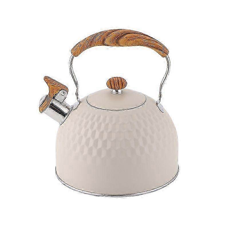 2.5 liters stainless steel whistle kettle flat bottom large capacity whistle Kettle induction cooker universal kettle