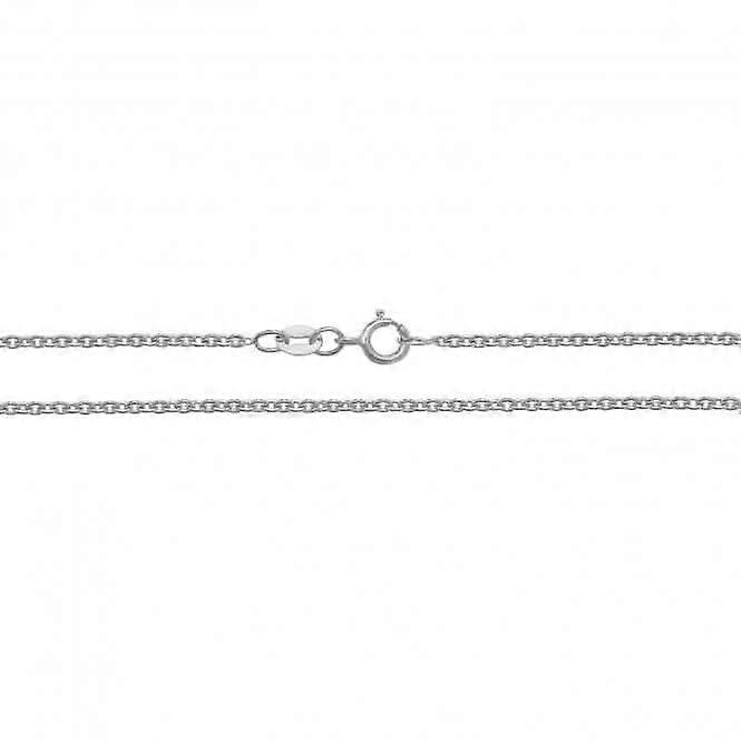 18K White Gold Cable Chain CQ432W