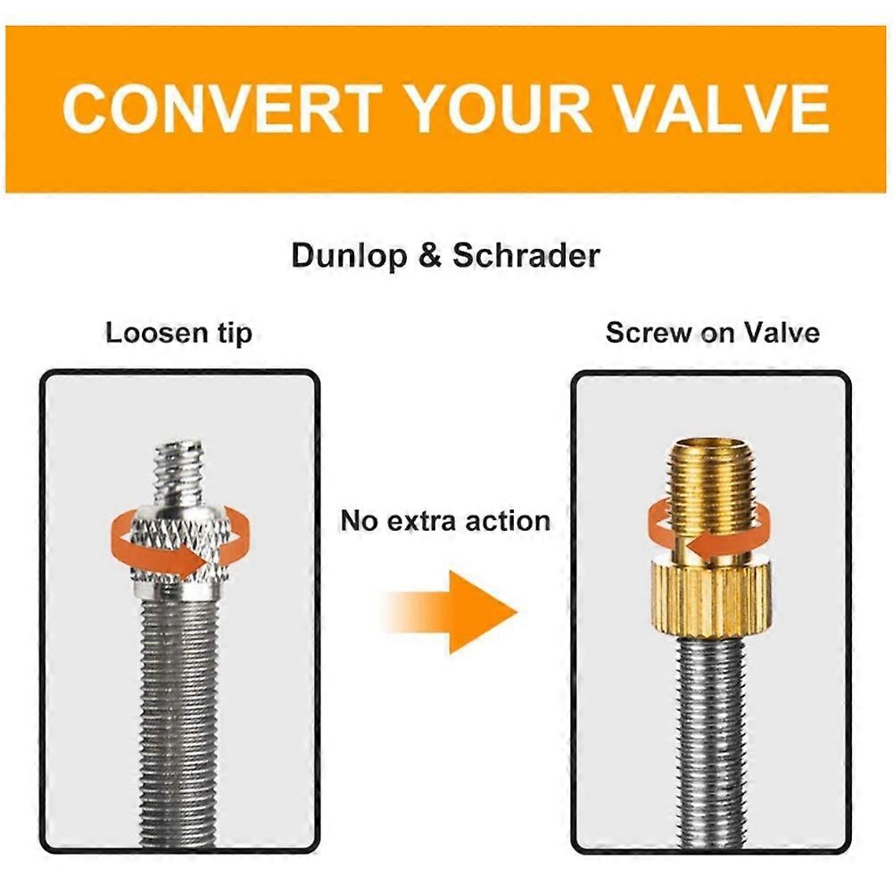 Presta Valve Adaptors, Convert Presta to Adapter for Bike