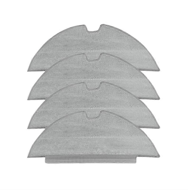 4Pcs Rags for RoboVac L35 Hybrid/L35 Hybrid Dry and Wet Usage Mop Cloths Pad Floor Cleaning