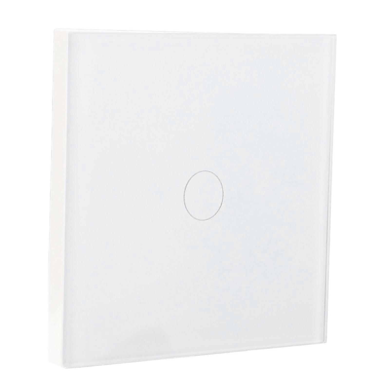 Wall Touch Light Switch Flame Retardant Sensitive Tempered Glass Panel Light Switch with Indicator 110‑240V