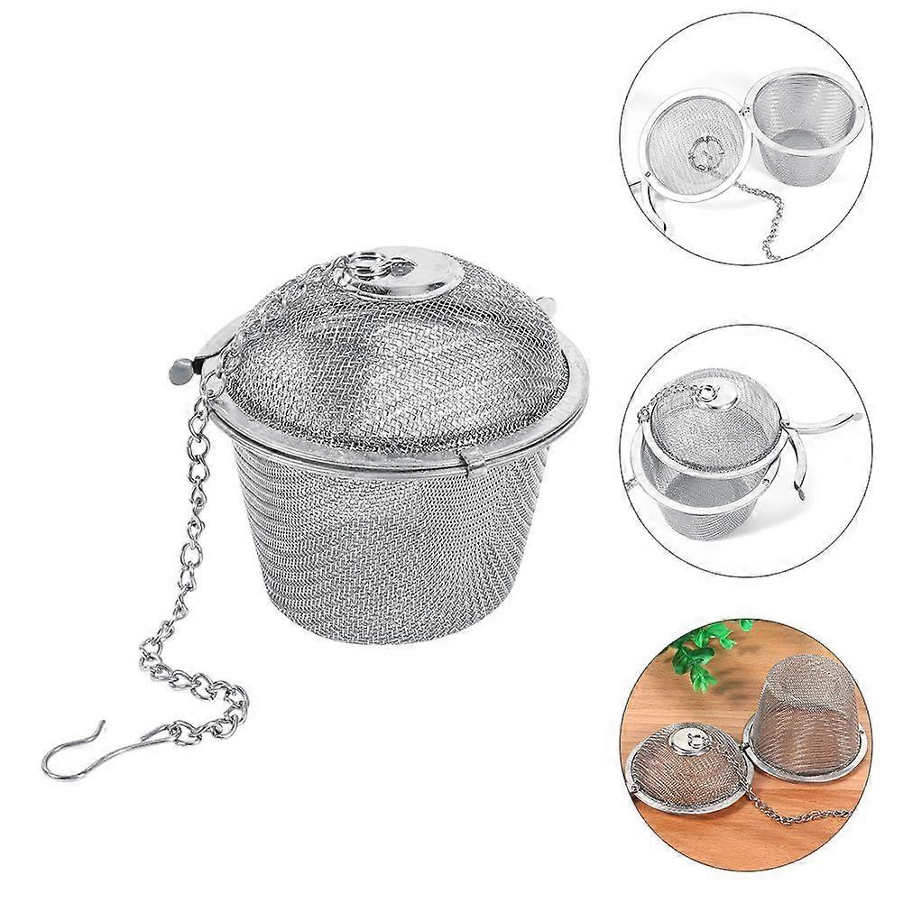 6.5cm Practical Tea Ball Sphere Spice Strainer Mesh Infuser Filter Stainless Steel Herbal