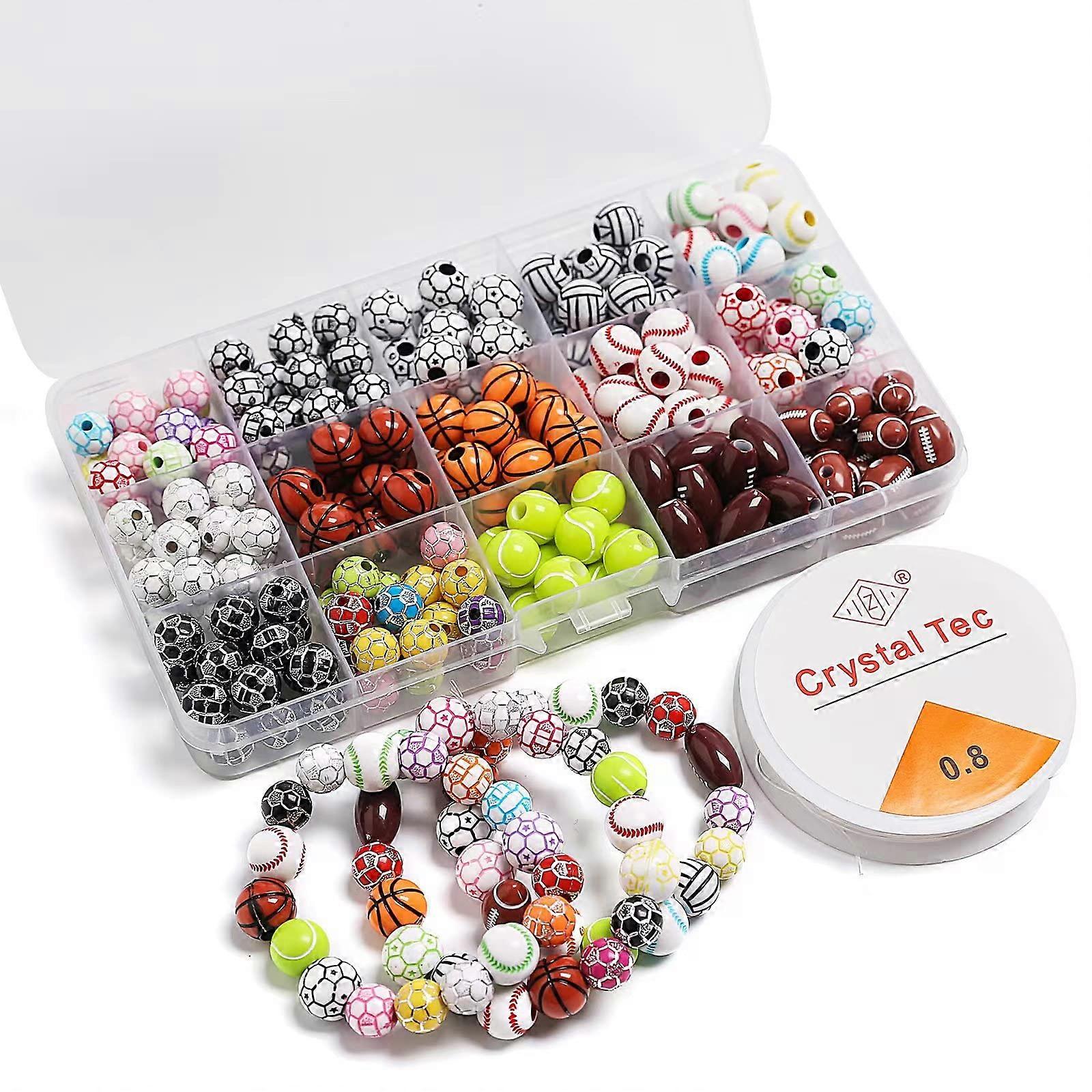 200 multi-color beads, suitable for DIY bracelet making