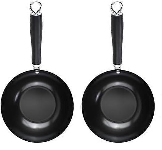2 Pack Nonstick Wok for Stir Fry and Sautéing 8-Inch