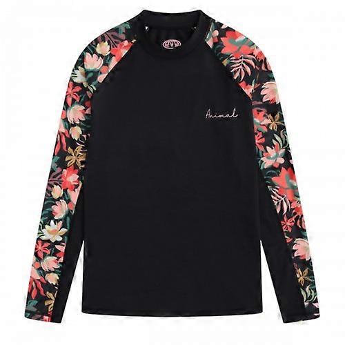 Animal Womens/Ladies Lillie Printed Panelled Rash Top