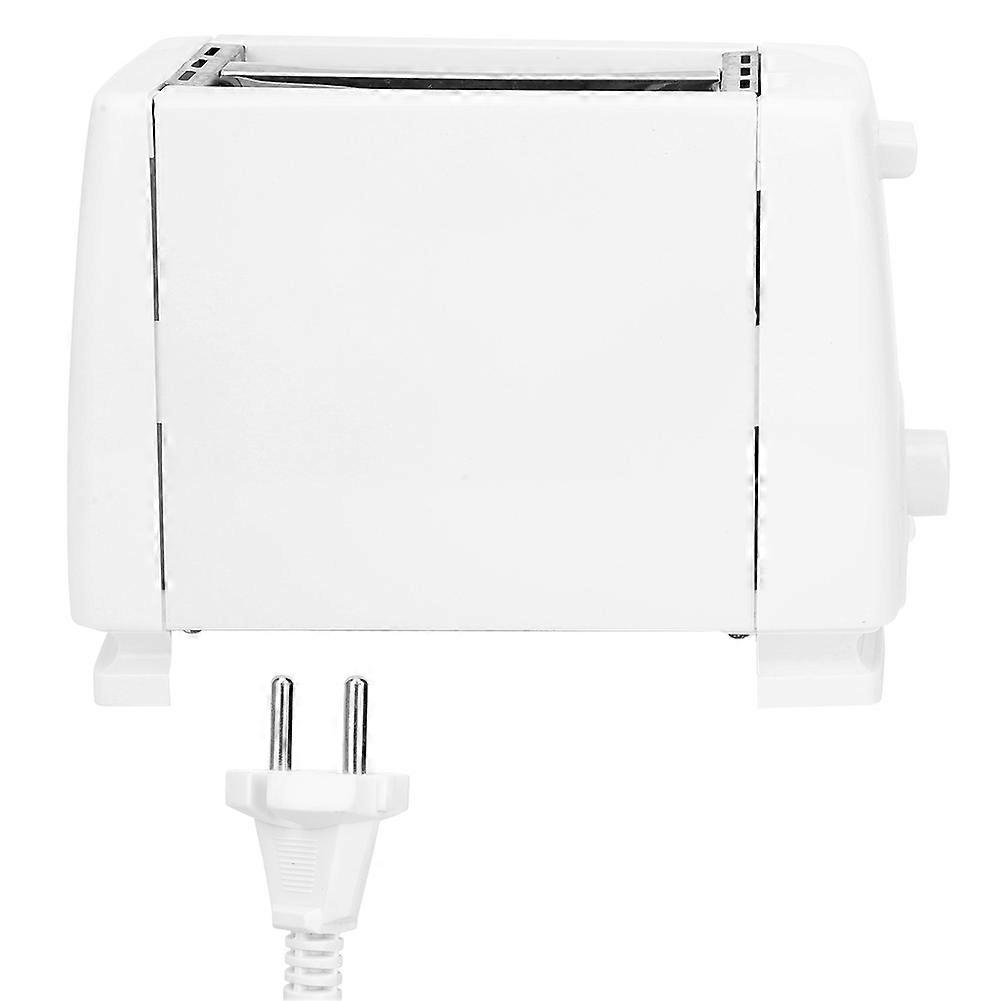 750W Electric Toaster 6 Gears 2 Slice Automatic Bread Baking Maker Machine EU Plug 220‑240V White