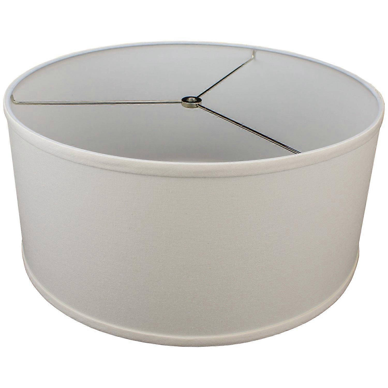 17' Top Diameter x 17' Bottom Diameter 8' Height Cylinder Drum Lampshade  Made (Cream)