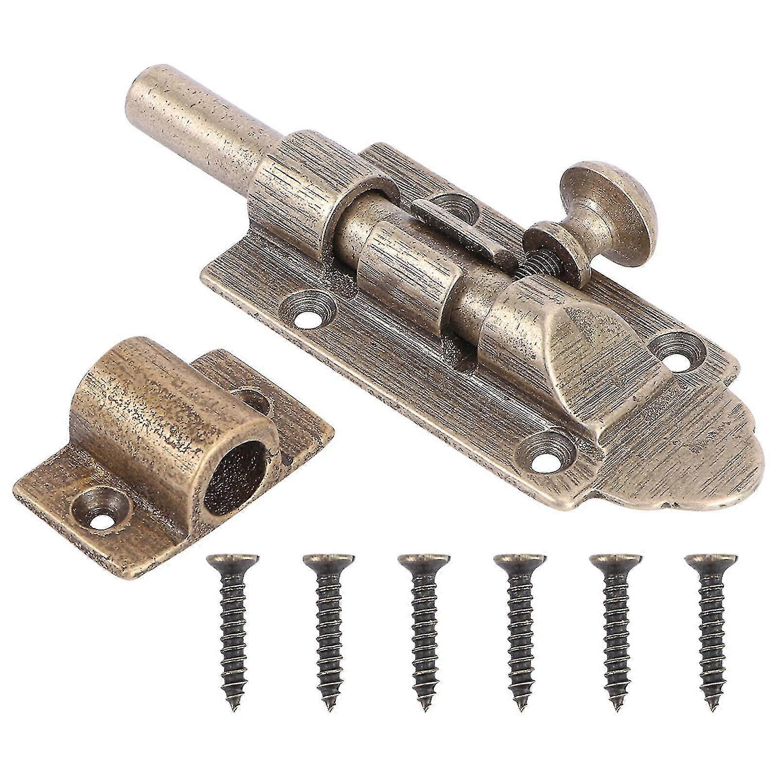 باب خشبي مزلاج الباب الترباس البراغي الصينية نوع النحاس بولت قفل الباب Deadbolt العتيقة انزلاق نافذة الباب قفل مزلاج