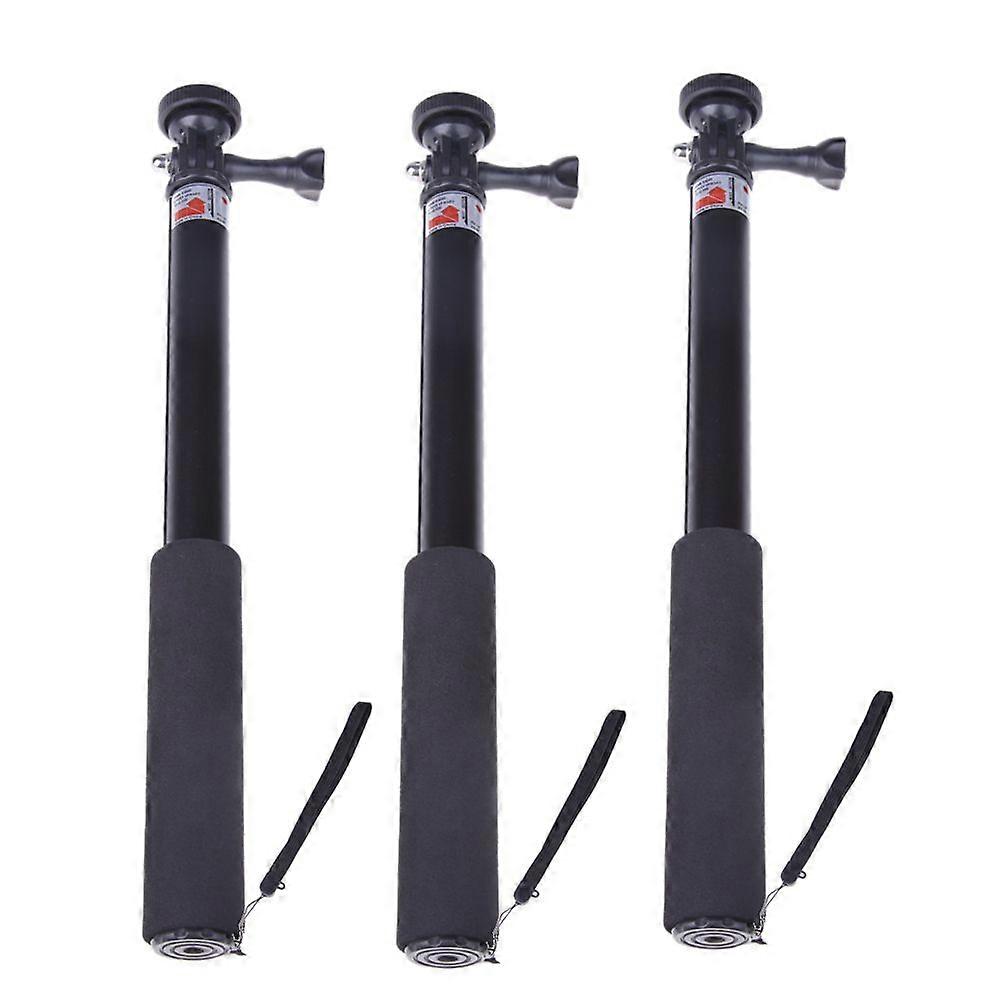 3-1PCS Monopod For Gopro Hero 11 9 8 7 6 4 3 2 Stainless Steel Extendable Pole Selfie Stick Tripod Mount For Gopro Accessories