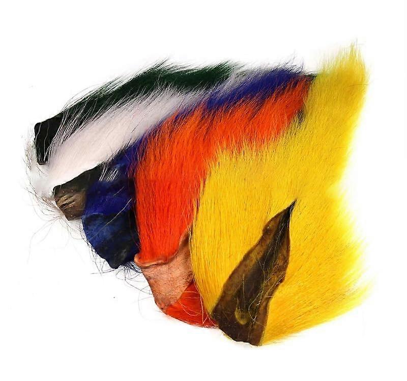 Packung mit 1 Bucktail Fly Bindematerial Hirschschwanz Haar Jig Fliegenbinden Hirschschwanz Schwanz Haar Teaser Köder Eine Vielzahl von Farboptionen