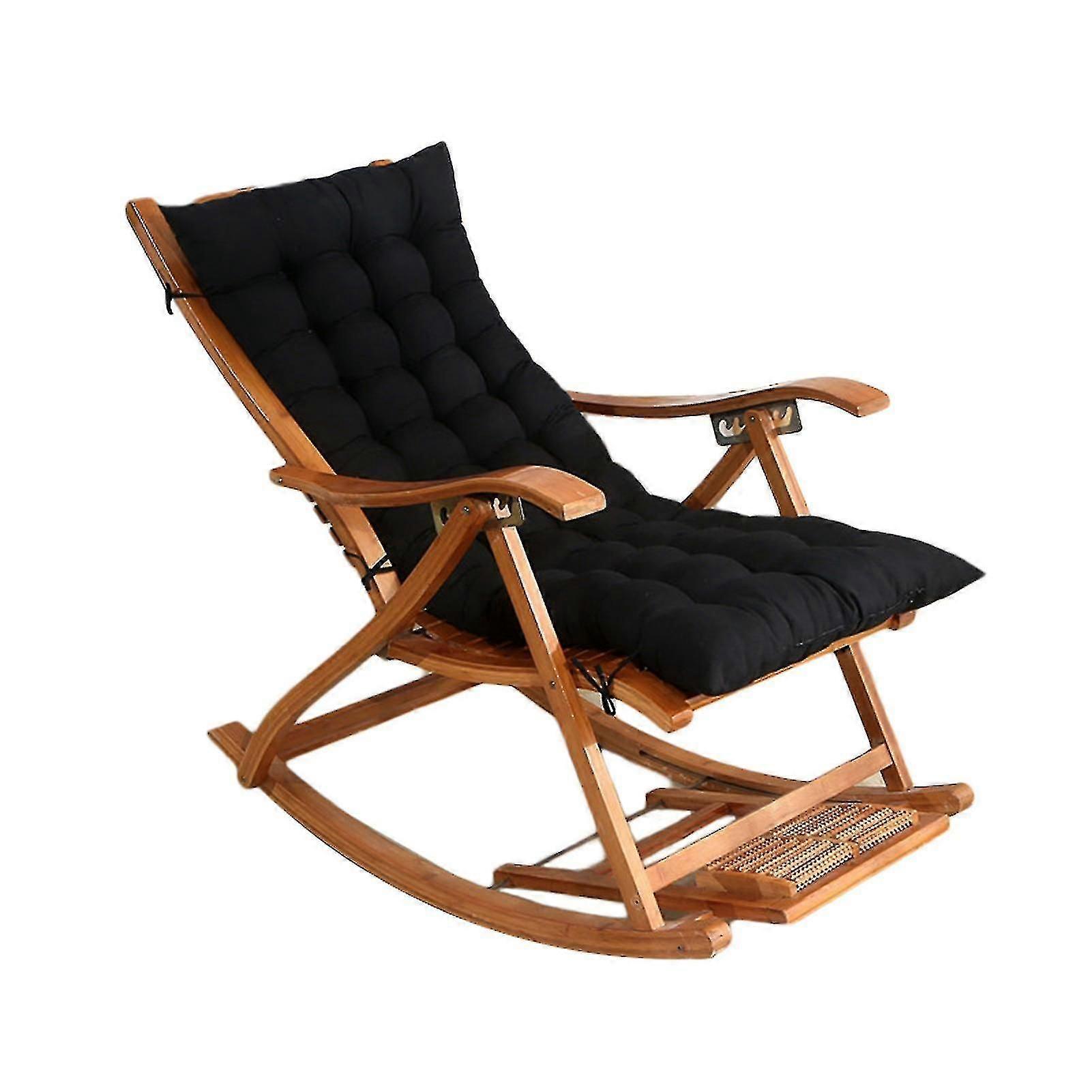 Lounger Cushion Soft Replacement High Seat Pad With Fixation Strap Large Rocking Chair Bench Pad For