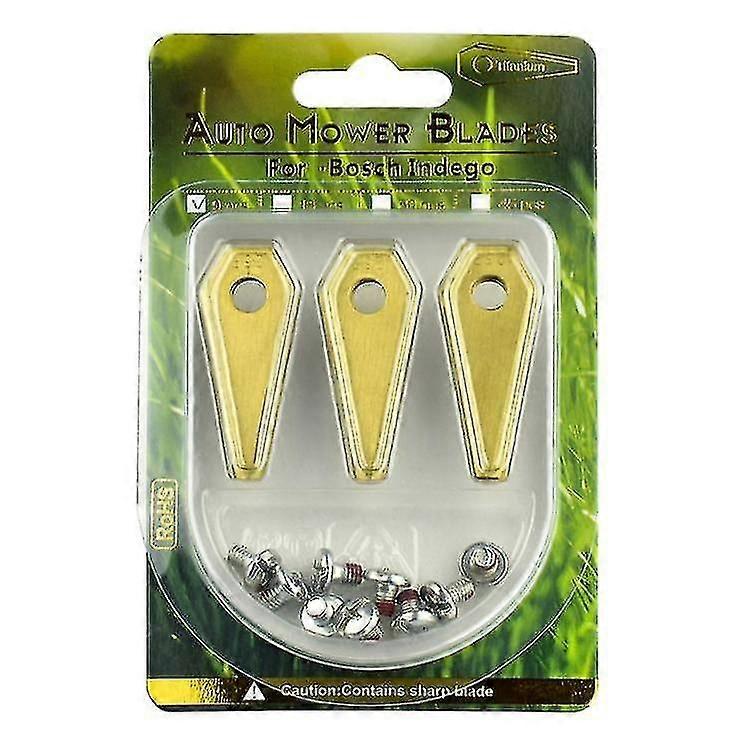 Tium Coated Kn For Indego Ic Lawnmower 9pcs