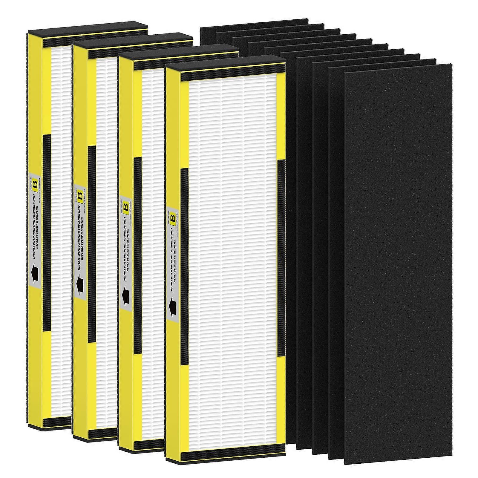4 Pack True HEPA Filter for Air Purification