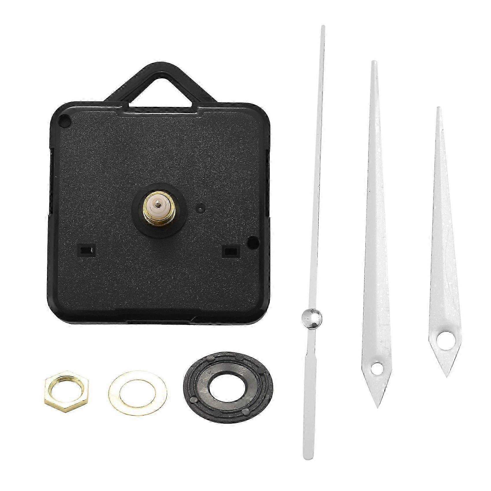 DIY Repair Parts for Quartz Clock Movement Mechanism with White Dials