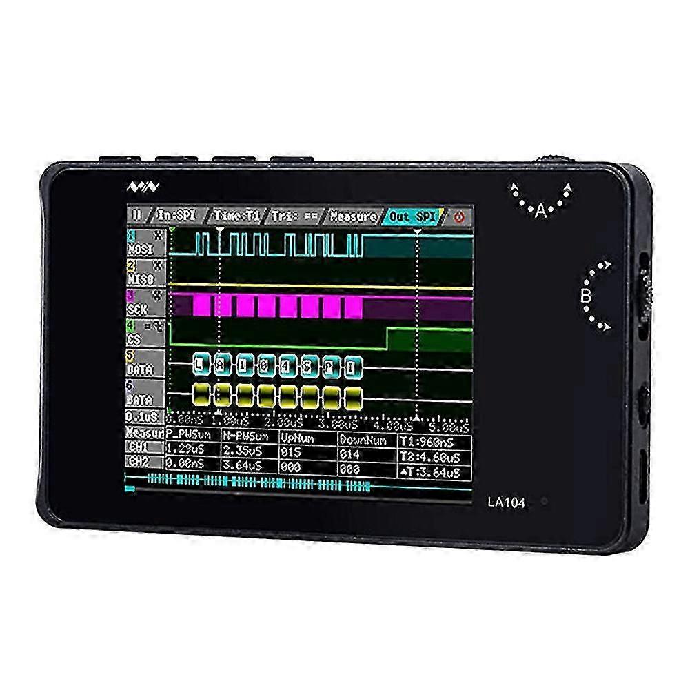 LA104 Logic Analyzer Pocket Size Handheld SPI I2C UART 100Msa/S Max Sampling Rate