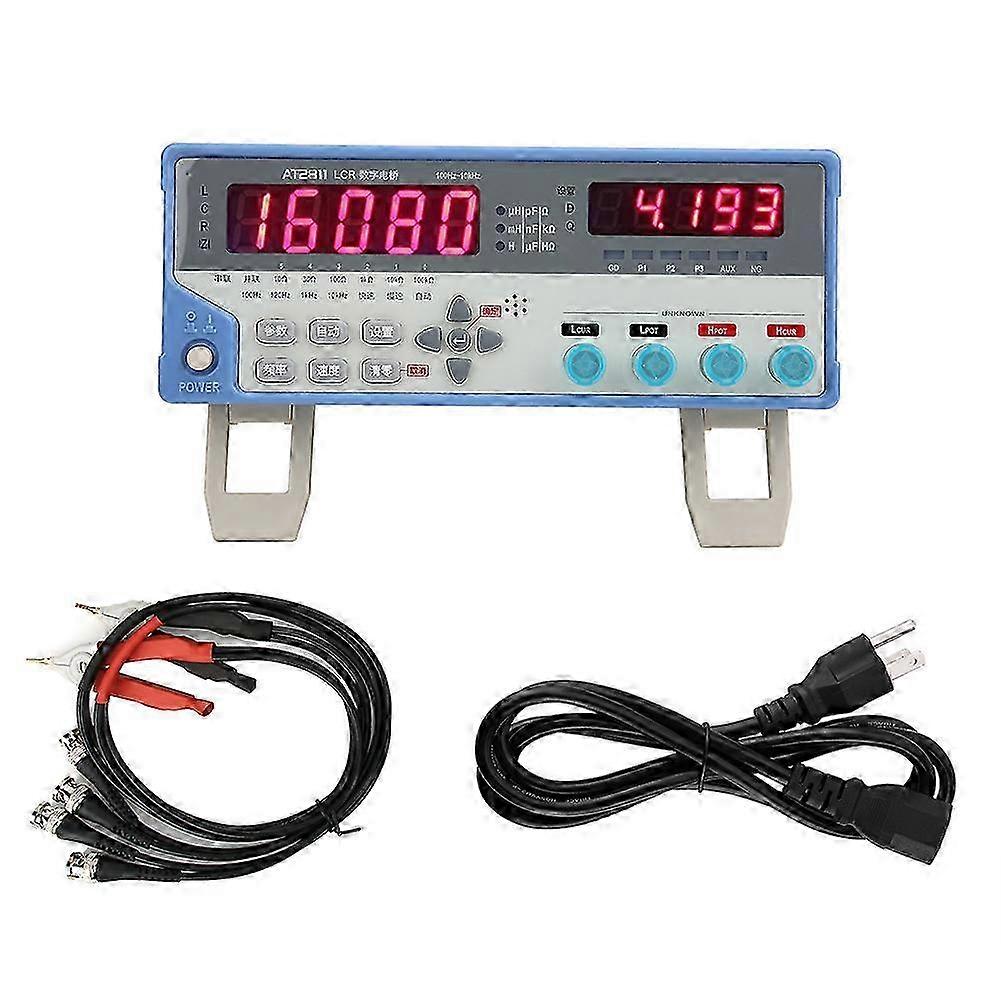 At2811 Digital Lcr Bridge Meter Tester Capacitance Measuring Instrument110v Us Plug