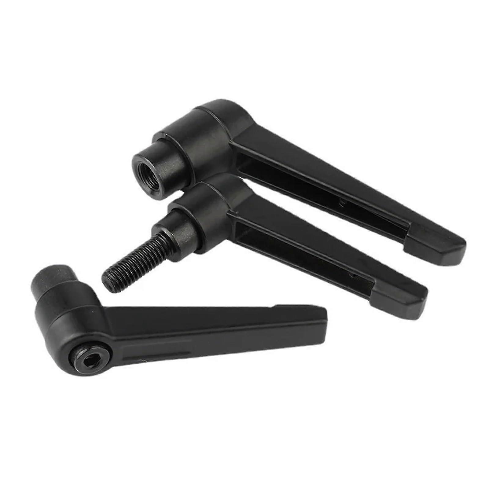 Clamping Lever L-Shape Adjustable Handle With External Male Thread, M4-M16, M6X20 Knob Bolt Screw