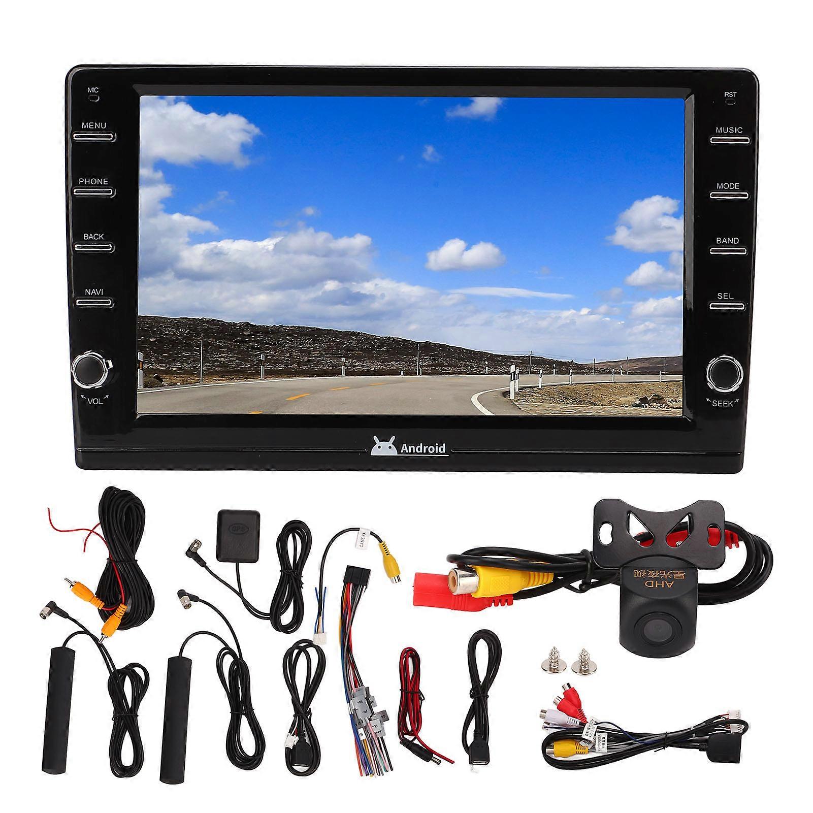 2Din Car Radio Stereo Head Unit Multimedia Player with Backup Camera 9in Touchscreen BT5.0 Support USB GPS Music Video